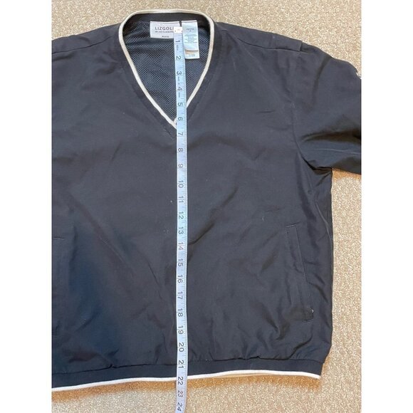 LizGolf Liz Claiborne Black V-Neck Pullover Top Sz SP - Picture 9 of 10